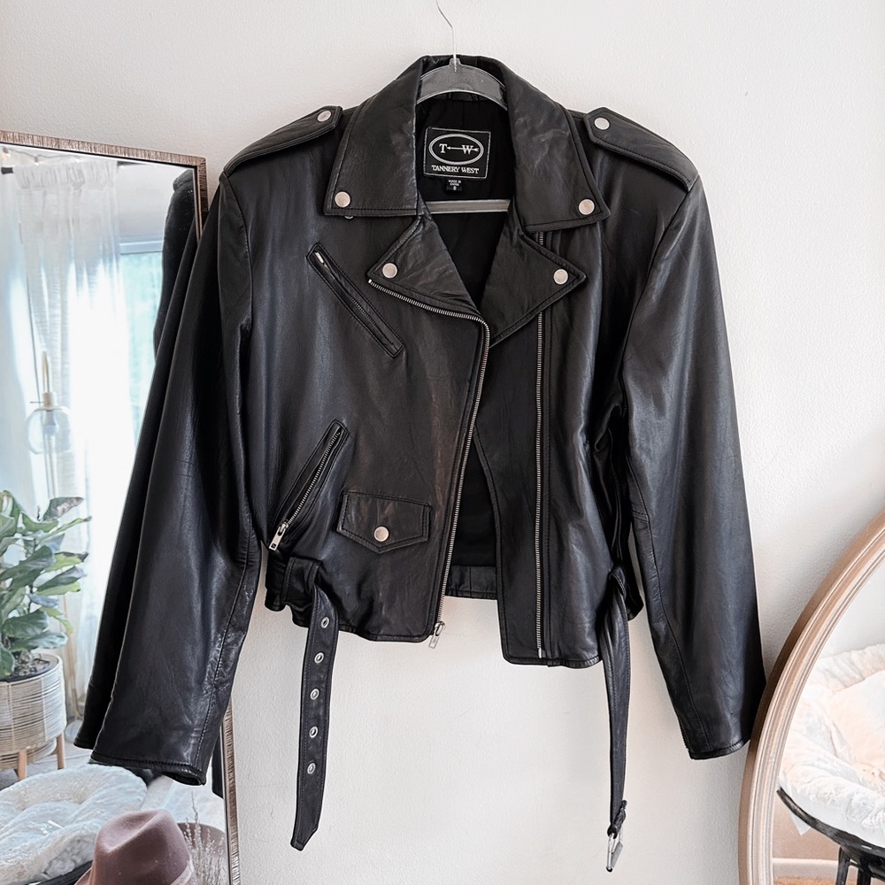 Tannery West Oversized Leather Moto